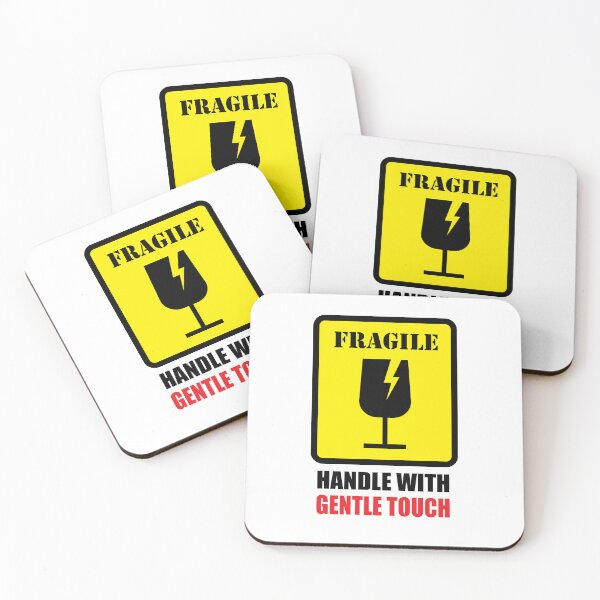 Item preview, Fragile - Handle with Gentle Touch designed and sold by Moment of Mood by Surayos .