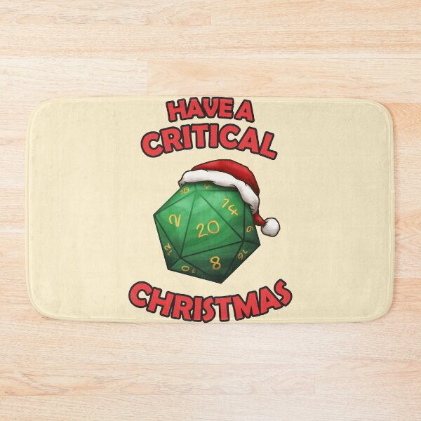 Item preview, Have a Critical Christmas D20 Green Dice designed and sold by KAI-Studio.
