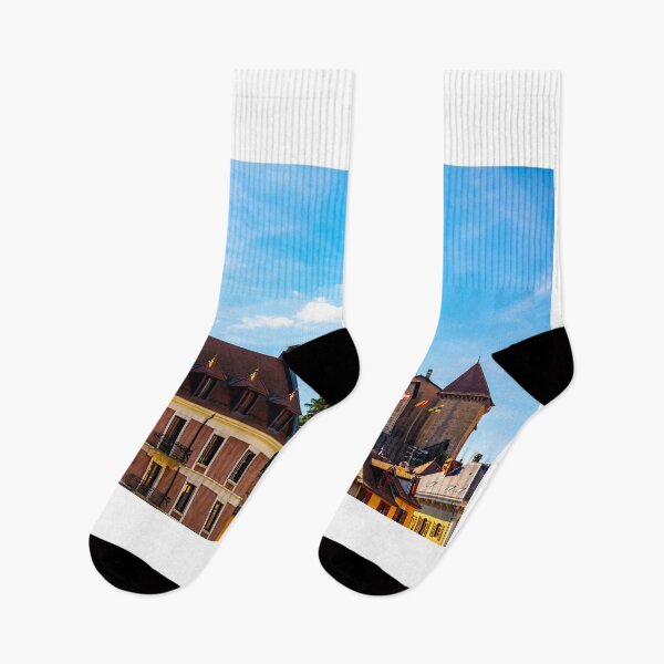 Item preview, View of the Castle and Beautiful Old Medieval Town in a Sunny Summer Day designed and sold by Mats Silvan.