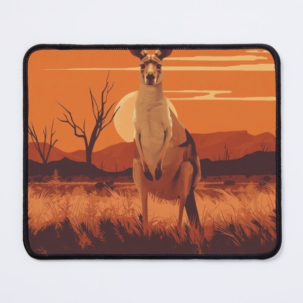 Item preview, Australian Wildlife, Outback Kangaroo designed and sold by PamLeeDesign.