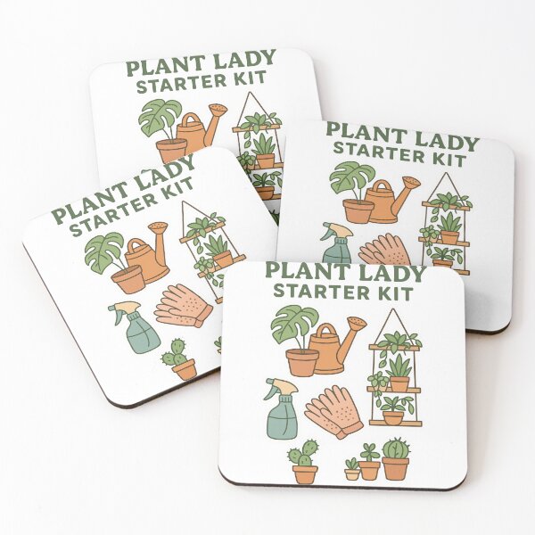 Item preview, Plant Lady Starter Kit – Cute Gardening Sticker Pack for Indoor Plant Lovers designed and sold by astersgraphics.