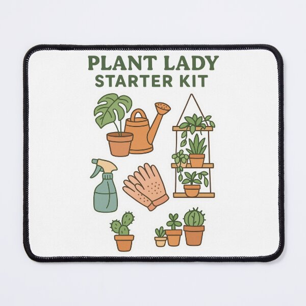 Item preview, Plant Lady Starter Kit – Cute Gardening Sticker Pack for Indoor Plant Lovers designed and sold by astersgraphics.