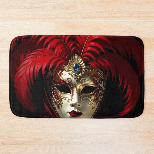 Item preview, Red sequin mask and tiara designed and sold by Marcu Ioachim.