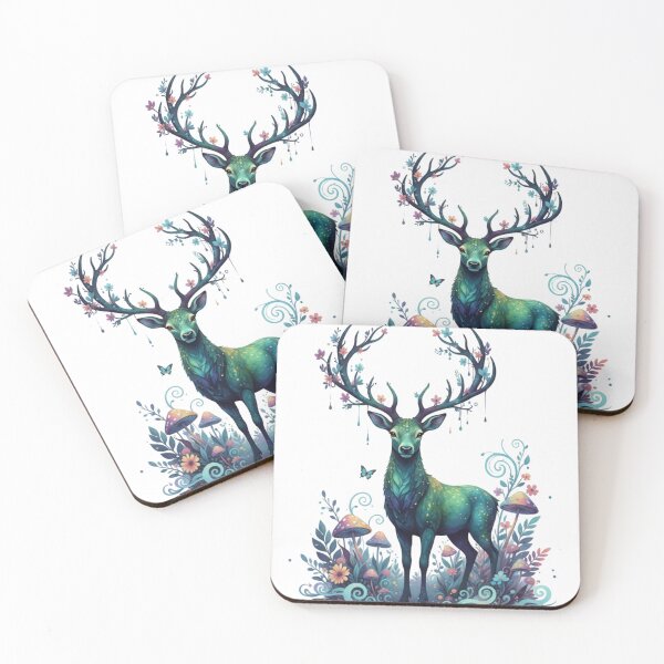 Item preview, Enchanted Forest Spirit Deer, Forest Dreamwalker Deer designed and sold by GDbanners.