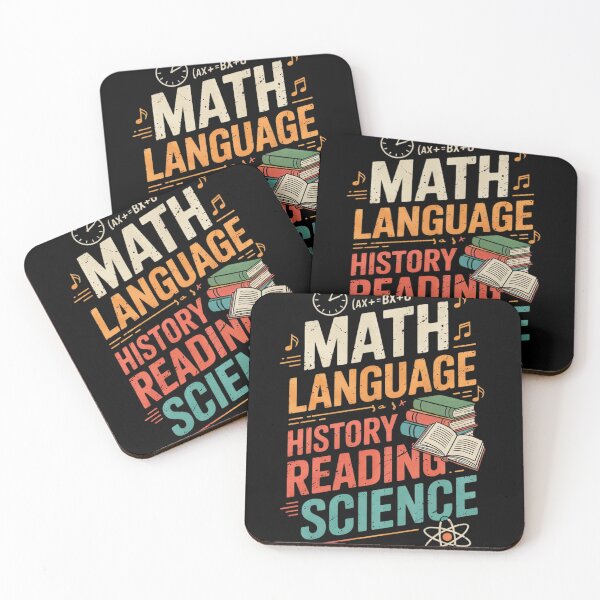 Item preview, Math Language History Reading Science Music Teacher  designed and sold by KotexTemu.