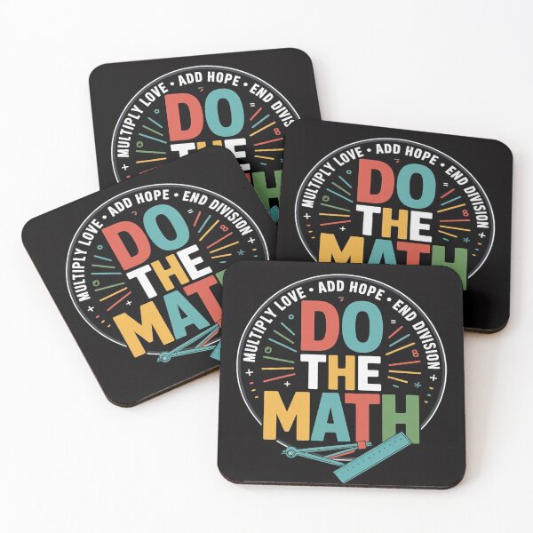 Item preview, Positive Quote Inspiring Slogan Love Hope Fear Do The Math designed and sold by MuteElevent.