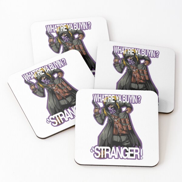 Item preview, Resident Evil 4 Merchant (Quotes  5) (Purple Outline) designed and sold by winsto-nfarmer.