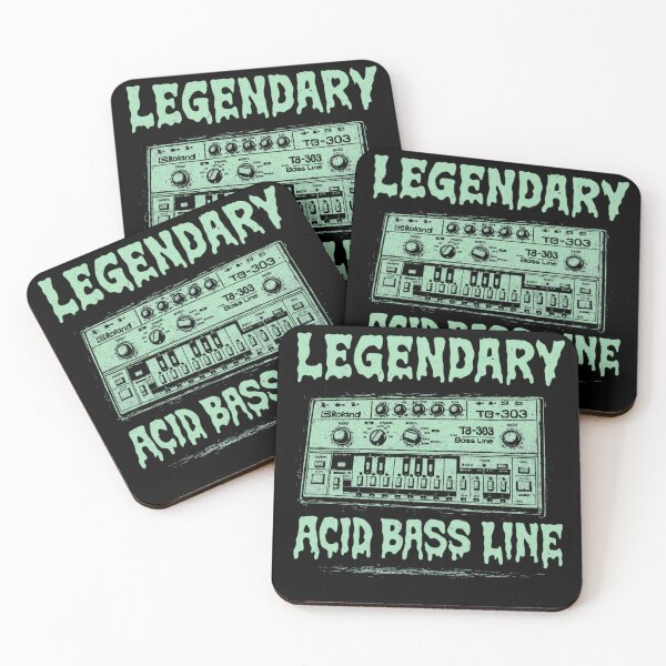 Item preview, Legendary Acid Bass Line Acid Green designed and sold by ConsciousnessShop.