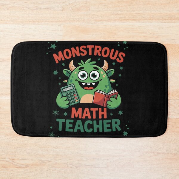 Item preview, Monstrous Math Teacher Halloween Teacher designed and sold by KotexTemu.