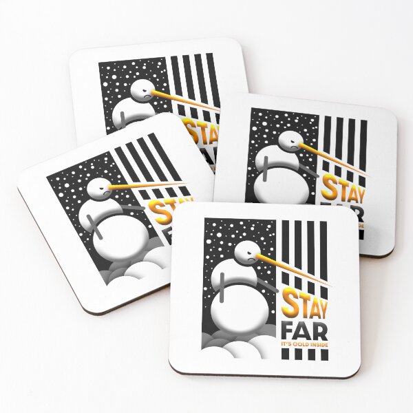 Item preview, Grumpy Snowman “Stay Far It’s Cold Inside” Funny Christmas T-Shirt designed and sold by Luxpath.