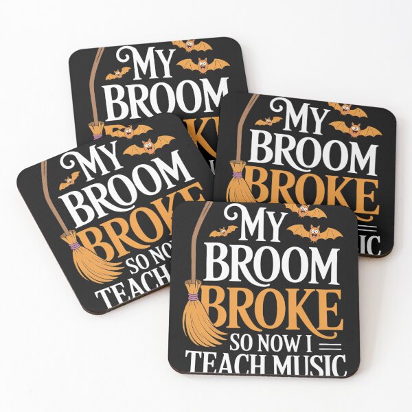 Item preview, My Broom Broke So Now I Teach Music Teacher Halloween designed and sold by KotexTemu.
