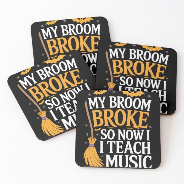 Item preview, My Broom Broke So Now I Teach Music Teacher Halloween designed and sold by KotexTemu.