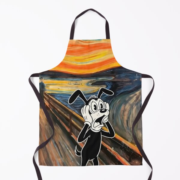 Item preview, A SCARED DOG INSIDE A MUNCH PAINTING designed and sold by infinitearte.