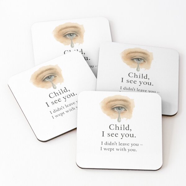 Item preview, Child, I See You – Healing Christian Tearful Eye Design with Comfort Quote designed and sold by astersgraphics.