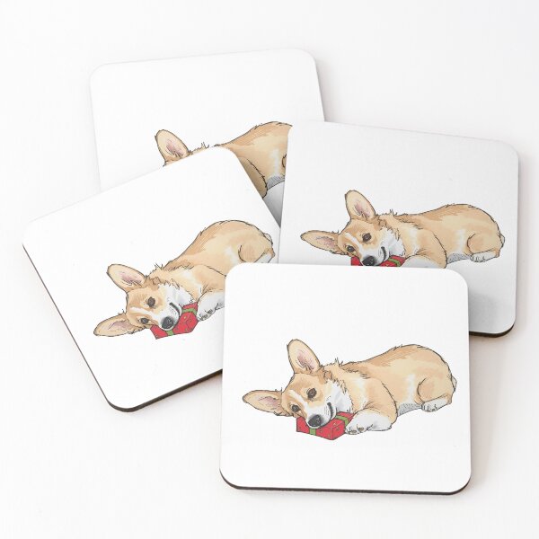 Item preview, Corgi Resting on a Gift designed and sold by dainea.