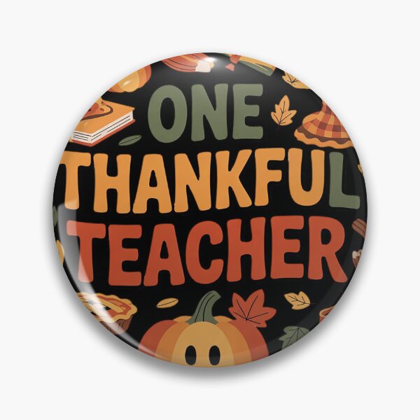 Item preview, One Thankful Teacher Thanksgiving Groovy Fall Teachers designed and sold by KotexTemu.