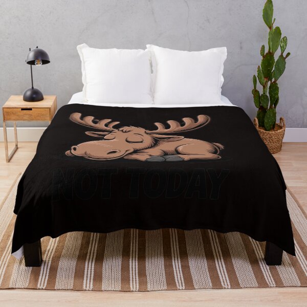 Item preview, Not Today Lazy Moose designed and sold by ControlCenter.
