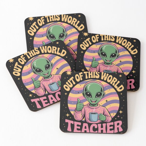 Item preview, Out of this world alien - Space teacher school designed and sold by KotexTemu.