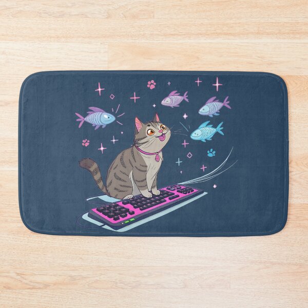 Item preview, Hacker Cat Glitch designed and sold by Neural-canvas.