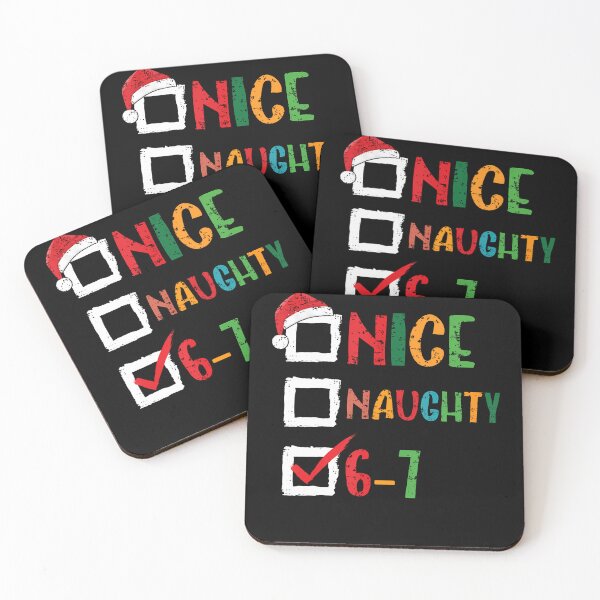 Item preview, Nice Naughty 6 7 Meme 67 Christmas Six Seven Boys Girls Kids designed and sold by MadalynKiehn.