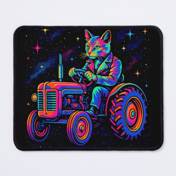 Item preview, Cute cat old tractor riding designed and sold by Dogandesighn.