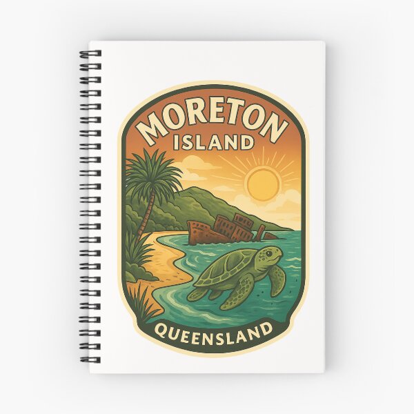 Item preview,  Moreton Island Queensland Sunset Coast with Sea Turtle designed and sold by Places On Earth.