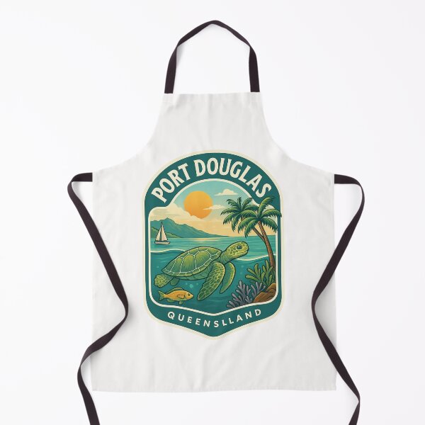 Item preview, Port Douglas Queensland with Sea Turtle and Coral Reef designed and sold by Places On Earth.