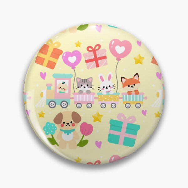 Item preview, Baby Shower Train Adventure Seamless designed and sold by KJackArtwork.