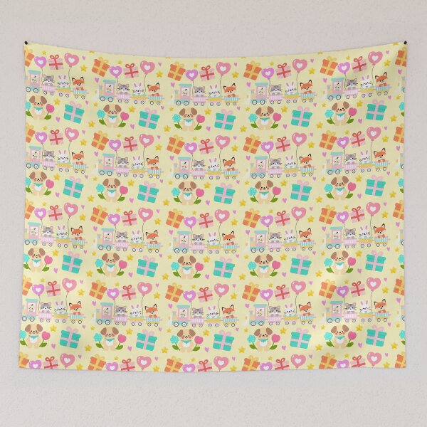 Item preview, Baby Shower Train Adventure Seamless designed and sold by KJackArtwork.