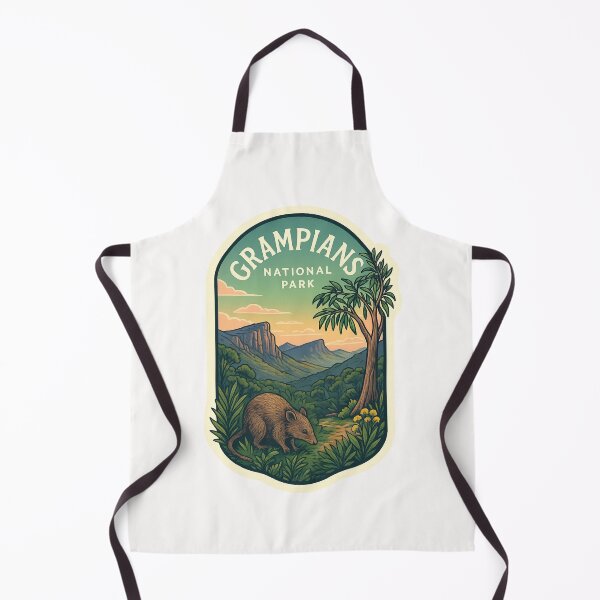 Item preview, Grampians National Park with Quokka and Eucalyptus Forest designed and sold by Places On Earth.