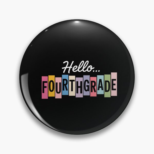 Item preview, Back To School Hello Fourth Grade Teacher designed and sold by NewIdeasSArt.