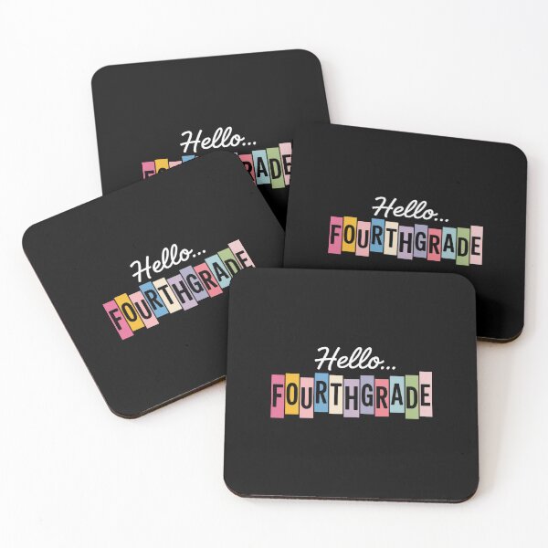 Item preview, Back To School Hello Fourth Grade Teacher designed and sold by NewIdeasSArt.