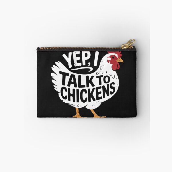 Item preview, Yep I Talk To Chickens  Cute Chicken Buffs designed and sold by LegendsArt75.