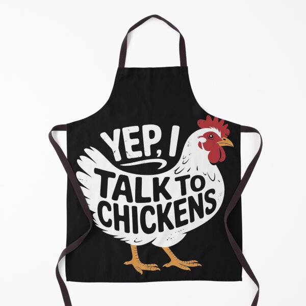 Item preview, Yep I Talk To Chickens  Cute Chicken Buffs designed and sold by LegendsArt75.