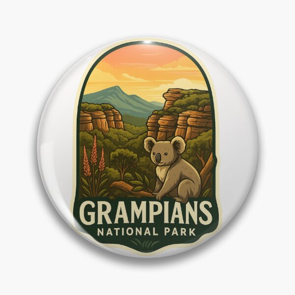 Item preview,  Grampians National Park with Koala and Sunset Cliffs designed and sold by Places On Earth.