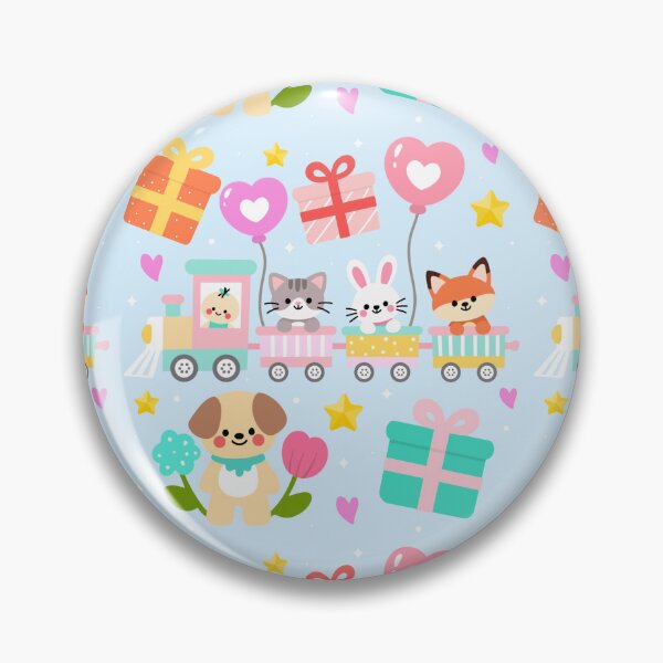 Item preview, Baby Shower Train Adventure Seamless designed and sold by KJackArtwork.
