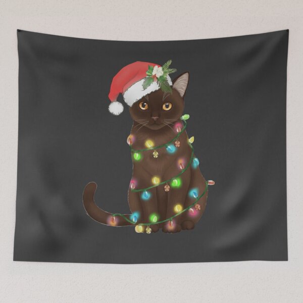 Item preview, Christmas Burmese Cat designed and sold by trutut.