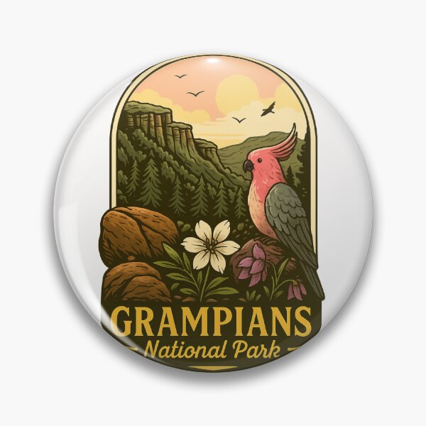 Item preview,  Grampians National Park with Galah and Wildflower Ranges designed and sold by Places On Earth.