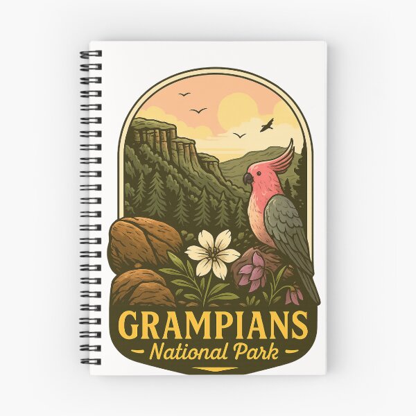 Item preview,  Grampians National Park with Galah and Wildflower Ranges designed and sold by Places On Earth.