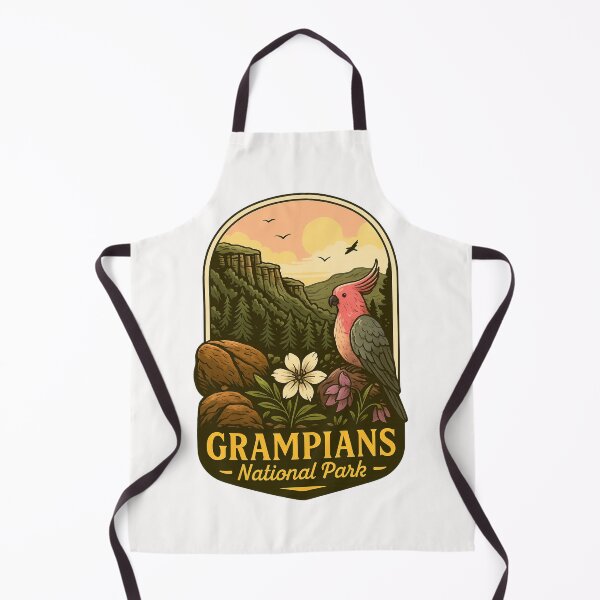 Item preview, Grampians National Park with Galah and Wildflower Ranges designed and sold by Places On Earth.