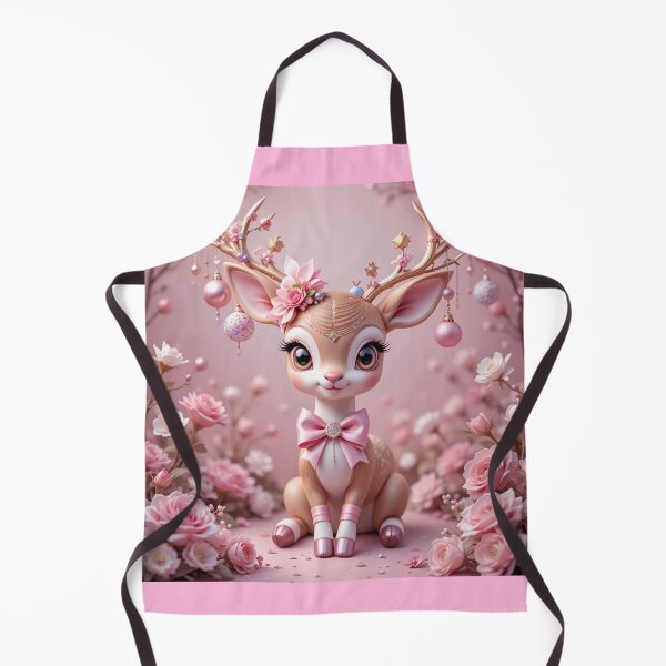 Item preview, Enchanted Pink Deer Delight – Sweet Pastel Fantasy Charm designed and sold by PixelVibe782.