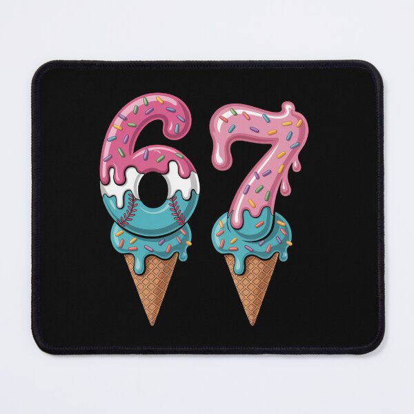 Item preview, Baseball Drip Ice Cream 67 designed and sold by NewIdeasSArt.