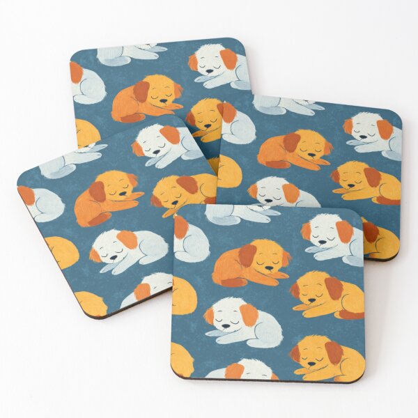 Item preview, Sleepy puppy pattern  designed and sold by SmileshareShop.