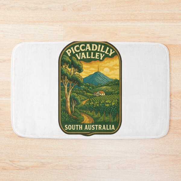 Item preview,  Piccadilly Valley South Australia with Vineyards and Sunset Hills designed and sold by Places On Earth.