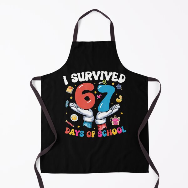 Item preview, I Survived 67 Days Of School Six Seven 67 Gen Z Meme Teacher designed and sold by MadalynKiehn.