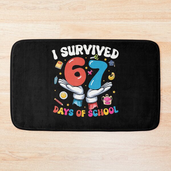 Item preview, I Survived 67 Days Of School Six Seven 67 Gen Z Meme Teacher designed and sold by MadalynKiehn.