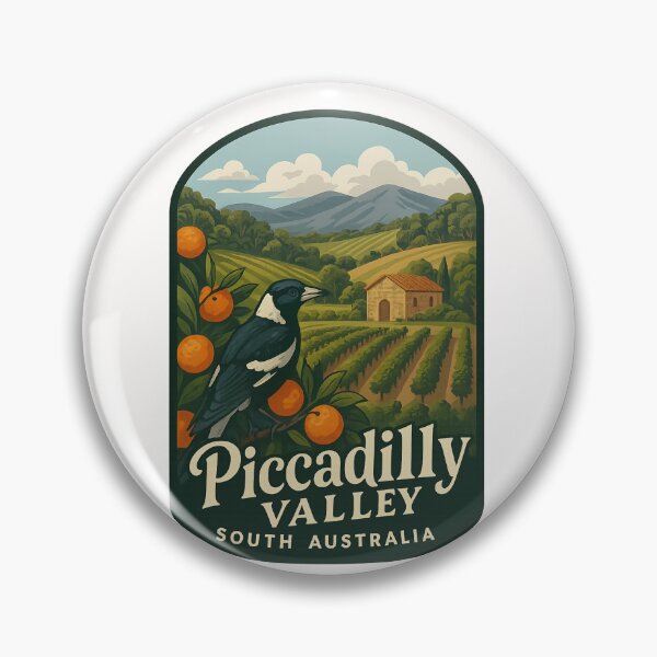 Item preview,  Piccadilly Valley South Australia with Magpie and Orange Orchard designed and sold by Places On Earth.