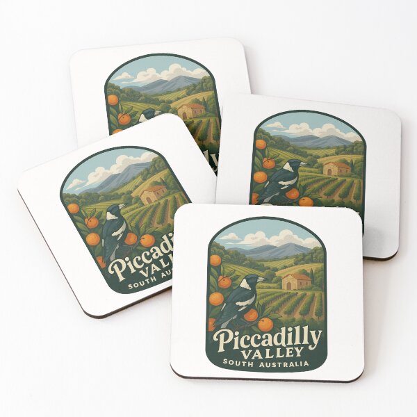 Item preview,  Piccadilly Valley South Australia with Magpie and Orange Orchard designed and sold by Places On Earth.