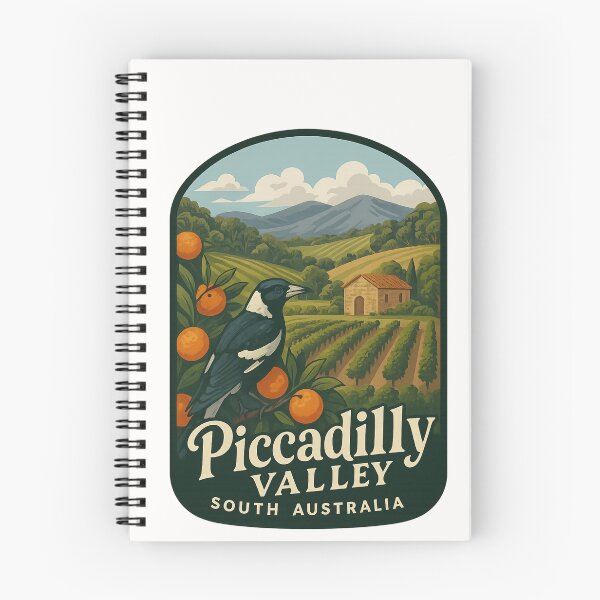 Item preview,  Piccadilly Valley South Australia with Magpie and Orange Orchard designed and sold by Places On Earth.