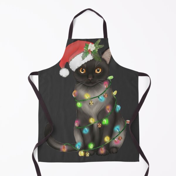 Item preview, Christmas Cat Ashy Santa designed and sold by trutut.
